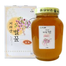 지리산 100% 자연산 아카시아 잡화 국산 자연 벌꿀 2.4kg 1병, 1개