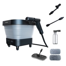 無線高壓清洗機2.0 四段水壓調節 輕巧便攜 摺疊水箱設計, 全配套裝, T-PROFESSIONAL