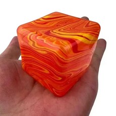 젤리 큐브 리바운드 피젯 토이 스트레치 스퀴즈 스트레스 해소 블라인드 박스, 1개, 1. 5.0cm orange no box A. Othe