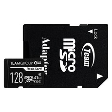 TEAM 十銓 Dash Micro SDXC UHS-I U3 V30 A1 行車記錄器專用記憶卡 32 64 128, 1個, 128GB, 128GB