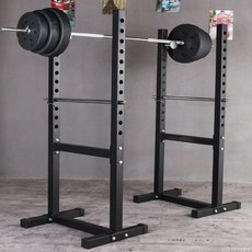 스쿼트바 손잡이 두꺼운 전기도금 파워리프트 안전바, 2. 스쿼트랙+40kg바벨, 상세페이지 참고
