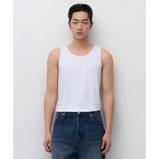 무신사 스탠다드 MUSINSASTANDARD 쿨탠다드 슬리브리스 언더셔츠 화이트