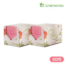 [까사마루]요술 수세미 싹싹이 60매(30매x2팩), 2세트, 30개