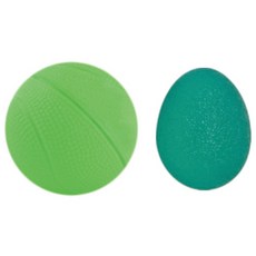 투웨이 그립볼 손가락 악력 재활 운동, 그린세트, 1개