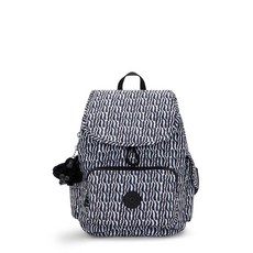 Kipling 시티 팩 스몰 메탈릭 백팩 홀리데이 웨이브 Kipling 여성용 시티 팩 소형 Prt 백팩