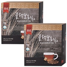 꽃샘 블랙 보리차, 1g, 100개입, 2개