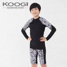 [백화점 출고] 쿠기 남아동 수영복 래쉬가드 2종세트 KB-J689