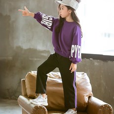 베비포 벌룬 맨투맨 밴딩바지 상하세트 -JE6