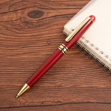 竹木圓珠筆木質鋼筆商務辦公櫸木鋼筆學生畢業禮品楓木簽字筆筆盒, 1個裝, 櫸木圓珠筆:如圖