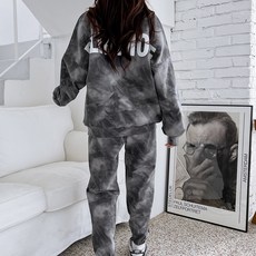 mintwini 女款暈染長袖休閒套裝