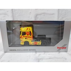 Herpa 交通工具模型 Renault T 拖車頭 Danger 彩繪特別版, 1個
