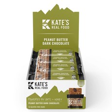 Kate's Real Food 花生醬黑巧克力棒 12 塊, 1個, 744克