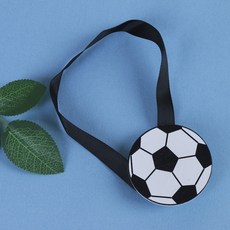 심플하고 귀여운 캐릭터 커튼 자석 버클 아이디어 펀치 프리 커튼 버클 제공, 축구, 1개