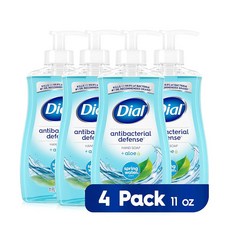 Dial Antibacterial Liquid Hand Soap White Tea 다이얼 핸드 솝 화이트 티 4개, Spring Water