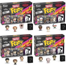 FUNKO Bitty POP 4入組: 怪奇物語 盲盒公仔，迷你可愛造型，驚喜隨機出貨，豐富收藏樂趣, 1個