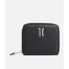 PRIMA CLASSE New Moon Leather small ziparound wallet Black 24ILM4PN9186300001