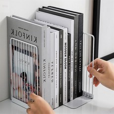 올샵 라인 L자 북엔드 2p세트화이트 l자북엔드