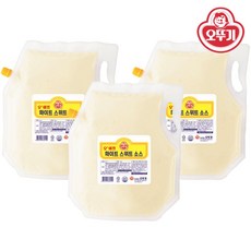 오뚜기 오쉐프 화이트 스위트소스 2kg 3개