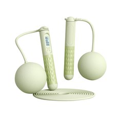 智能電子跳繩 負重球健身跳繩, 綠色, 1個