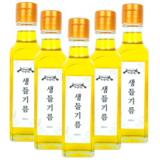 하남댁 건강지키미 저온압착 생들기름, 5개, 300ml