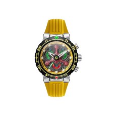 Nubeo Opportunity 스타트렉 시계 - 48mm 첫 접촉 일 아날로그 시계 남성용 일본 쿼츠 크로노그래프 스테인리스 스틸 케이스 Fkm 고무 스트랩 -