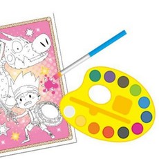 MLJ 엽서물감 색칠 유아색칠놀이