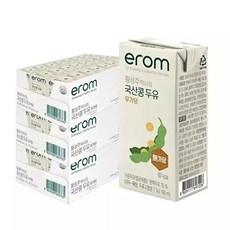 연세대학교 연세우유이롬두유 황성주박사의 국산콩두유 무가당두유 72팩, 190ml, 72개