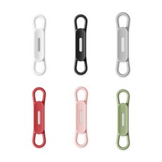 아이앤트 마그네틱 실리콘 자석 볼펜 홀더 클립 펜꽂이 사무실 책상 연필 냉장고, 5개, 그린