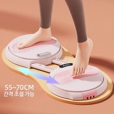 트위스트 허리운동기구 홈트레이닝 피트니스 슬리밍 가정용 회전운동 홈트 장비 스포츠 헬스용, 1개, 그레이+발 아치기