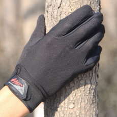 봄 등산장갑 미끄럼방지 스마트폰 터치 통기성 경량 오픈벨크로 여름 등산장갑 가을 등산장갑, 1개, 블랙