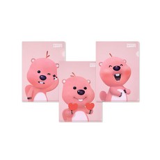 잔망루피 L홀더 3종 세트, 혼합색상, 1세트