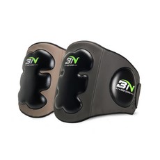 3N FIGHT KEEP DOING 拳擊格鬥腰部護具，訓練防護，舒適透氣，可調節鬆緊, 暗金黃, 1個