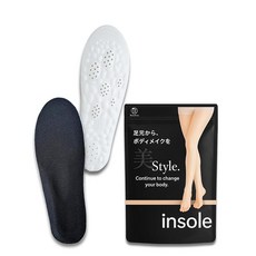 Rela Kino 미자세 깔창 | 1cm 신장 업 × 충격 흡수 자세 지원 | 두꺼운 바닥 비밀 나카지키 신발 여성용 스타일 업 XS 20.5-22.5cm