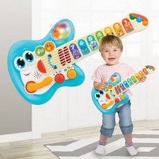 윈펀 리틀밴드 멜로디 터치 기타 악기놀이, 혼합색상, 1개