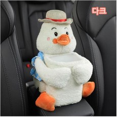 해피헤이븐 차량용 휴지통 휴지통 투인원 자동차용 수납함 여귀요미 캐릭터 보관통 뒷좌석 차량용 3. monkey 1개, 다크 × 1개