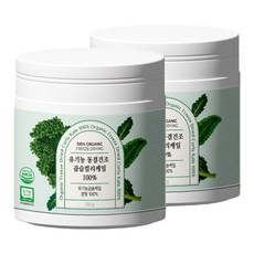 자연속의이야기 대용량 유기농 컬리케일 분말 동결건조 곱슬케일 100%, 2개, 150g