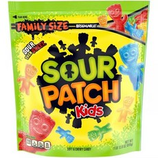 [미국직배송]사워패치 키즈 소프트 앤 츄이 캔디 대용량 SOUR PATCH KIDS Candy 오리지널 (816g), 1개, 816g