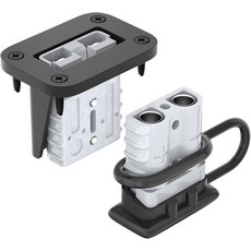 4PCS 50Amp 배터리 퀵 커넥트디커넥트 612 게이지 케이블 커넥터 자동차 윈치 트레일러용 와이어 하네스 플러그 키트 1236V, Gray 175A