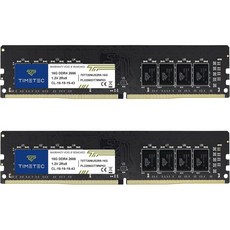 타임텍 프리미엄 32GB KIT(2x16GB) DDR4 2666MHz PC4-21300 비-ECC 언버퍼링 1.2V CL19 2Rx8288 핀 UDIMM 데스크탑 메모리 RAM, Dual Rank 32GB KIT(2x16GB), 1개