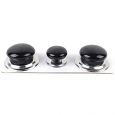 냄비꼭지 3개 냄비 뚜껑 유리냄비 후라이팬 프라이팬 교체형 손잡이