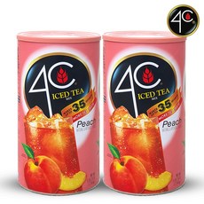 4C 복숭아 아이스티, 2.34kg, 1개입, 2개