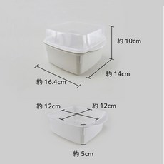小日驚奇 日本製 微波碗 微波餐盒 蒸菜盒 加熱碗 微波便當盒 微波保鮮盒 瀝水保鮮盒 多功能微波調理, 1個, 800ml清蒸微波盒（023481）