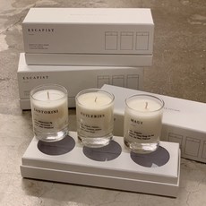 Brooklyn Candle Studio Escapist 香氛蠟燭組, 1個, Smoke + Woods 煙燻木質組