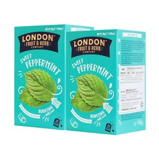 런던프룻 스위트 페퍼민트 20티백 2개세트, 30g, 20개입, 2개