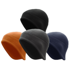 앙이네 하우스 겨울러닝모자 스컬캡 방한 등산 자전거 라이딩 비니 모자 이너캡 쪽모자, 카키