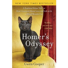 (영문도서) Homer's Odyssey: A Fearless Feline Tale or How I Learned about Love and Life with a Blind Wo... Paperback, Bantam, English, 9780385343985