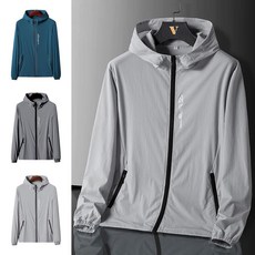 바람막이 점퍼 초경량 아웃도어 등산복 스포츠 러닝자켓, 블루 95