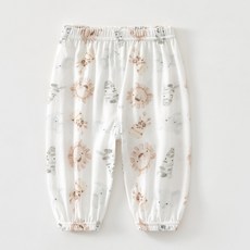 寶寶防蚊褲兒童純棉長褲男女童夏季薄款嬰兒燈籠褲子夏裝安陽童裝, 100cm