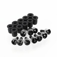 오토바이 앞유리 볼트 장착 나사 키트, 1개, 6. Black