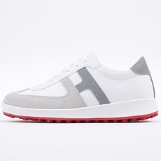 男款防滑輕便皮革高爾夫球鞋